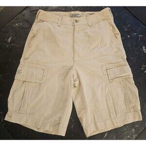 Vintage Polo Jeans Co Ralph Lauren Cargo Shorts Military Mens 30 Khaki Y2K Jorts